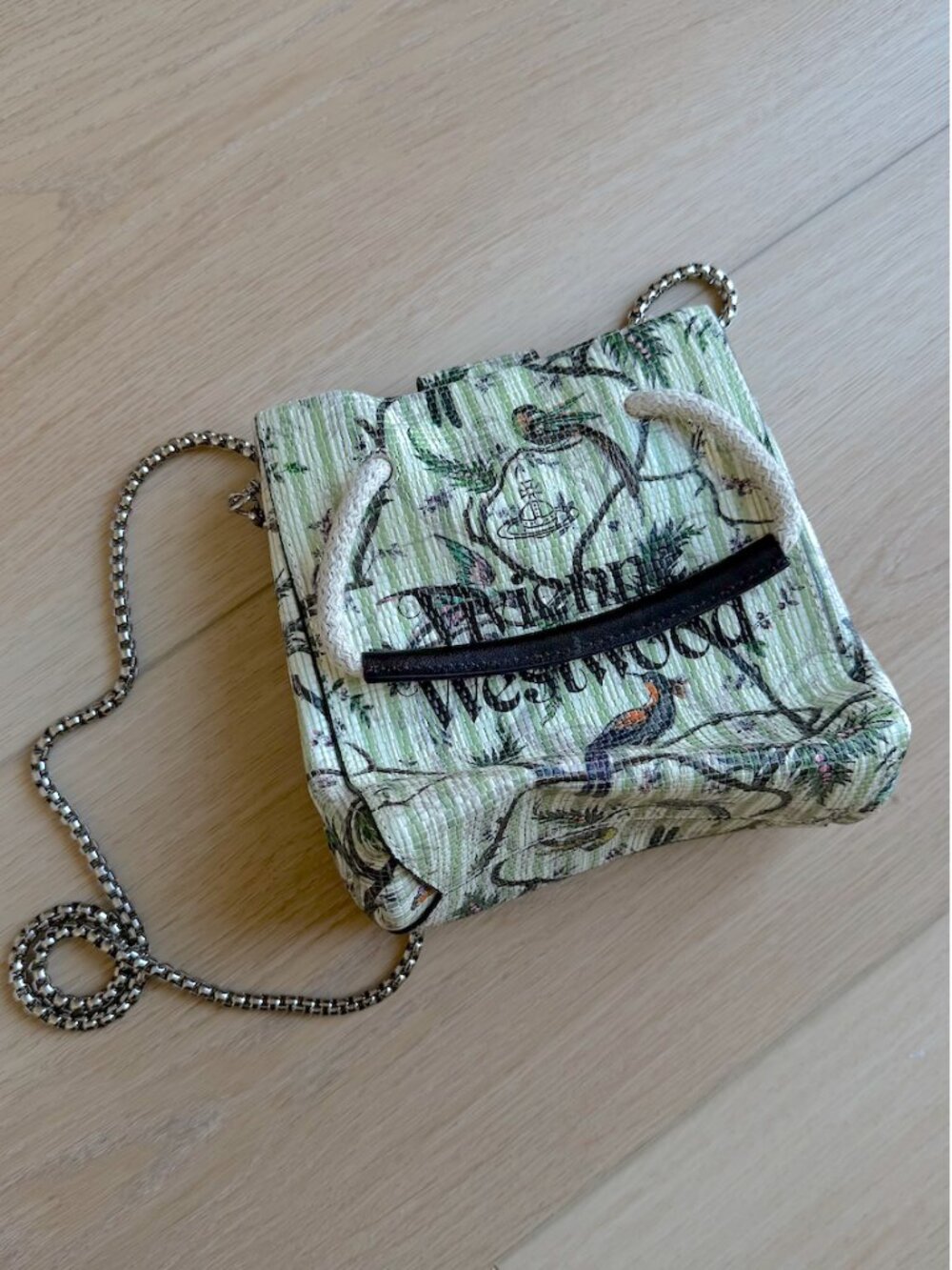 AUTHENTIC 2020 Vivienne Westwood Sloane Mini Crossbody Bag Bird of Paradise